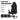 PRO Series Gen 2 gaming chair reclined in jet-black fabric