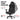 PRO Series Gen 2 XL chair adjustable armrests in jet-black fabric