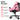 PRO Series Gen 2 XL gaming chair headrest and lumbar cushions – rose-pink fabric