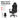PRO Series Gen 2 XL jet-black fabric gaming chair in a gaming setup