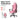 PRO Series Gen 2 XL rose-pink fabric gaming chair in a gaming setup