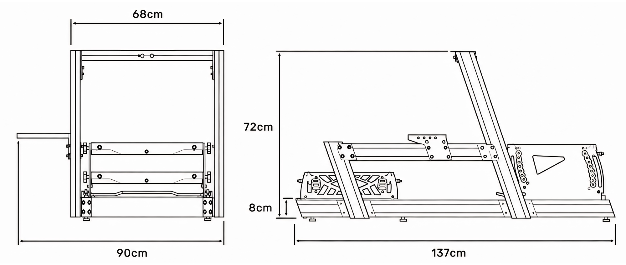HYBRID Cockpit dimensions