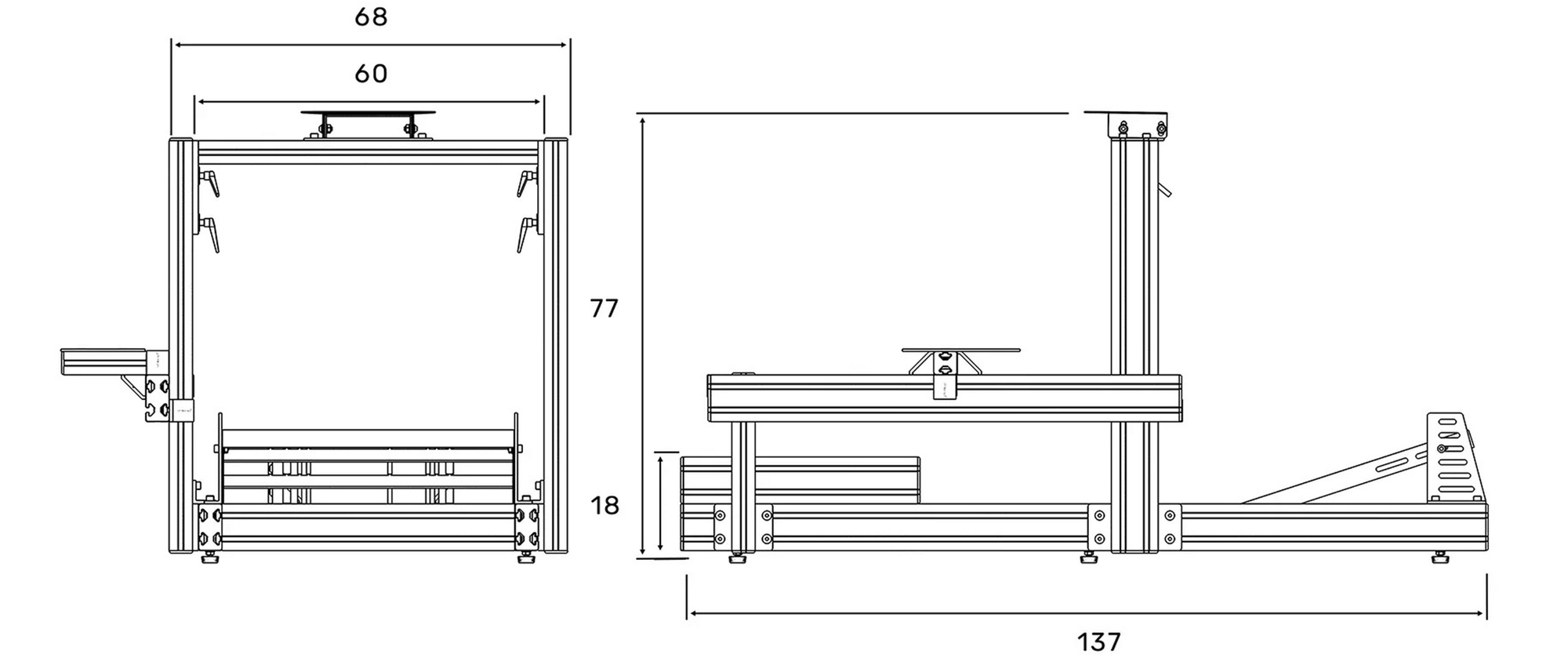 PRIME Lite Cockpit dimensions