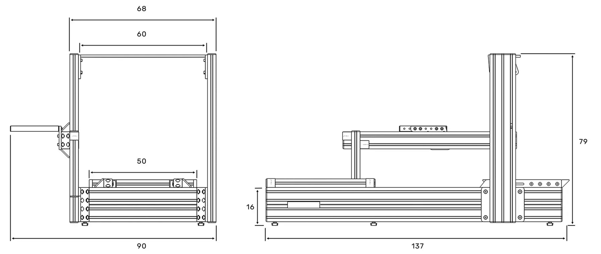PRIME Cockpit dimensions