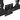 Simulator Monitor Stand cross bar join plate, close up