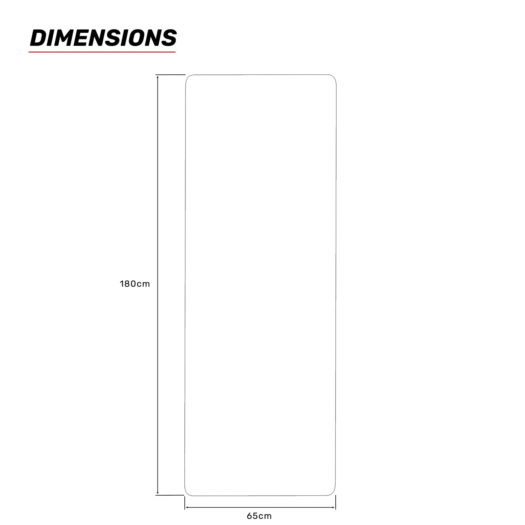 Simulator Floor Mat dimensions