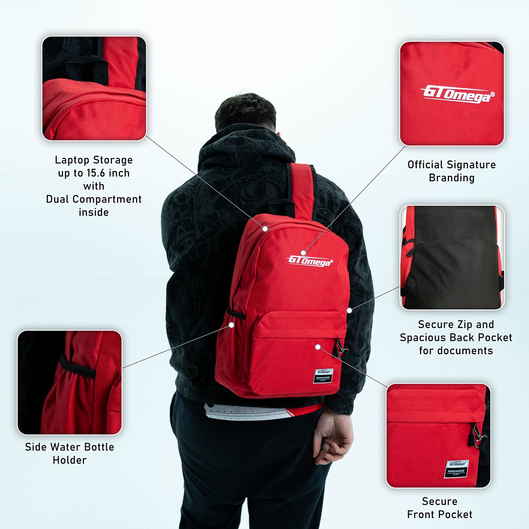 Omega Pro Backpack Backpack | Lightweight, Minimalist, Everyday Essential | GT Omega – GT ...