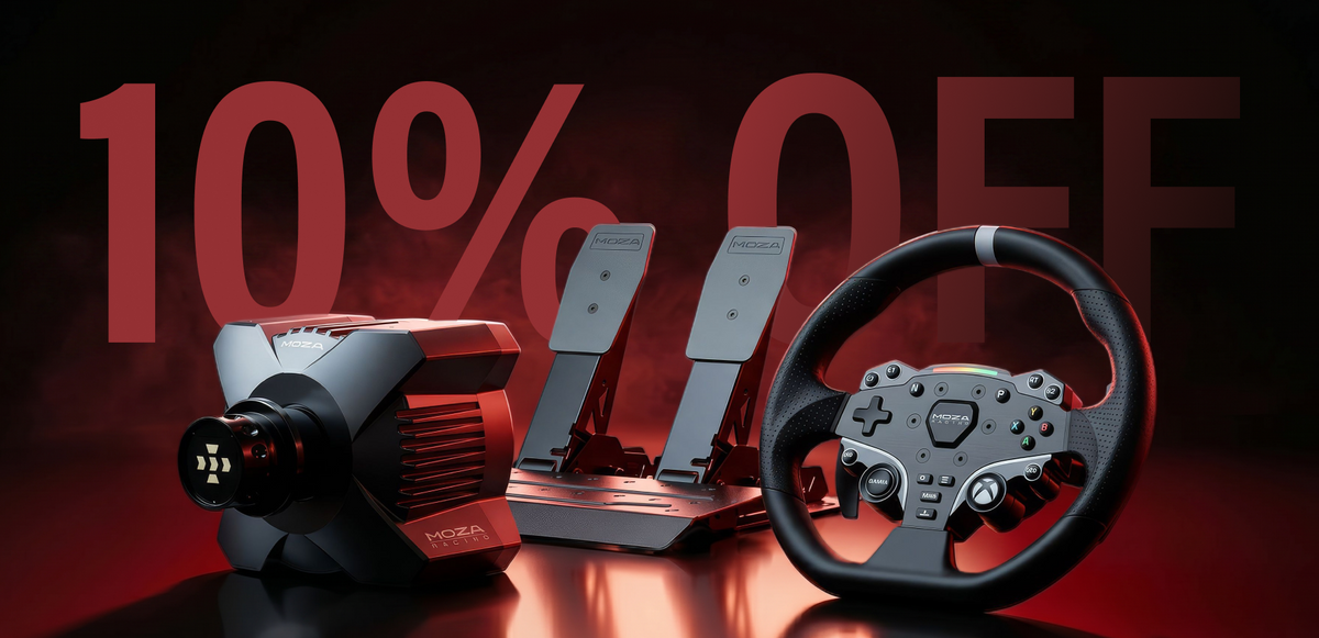 MOZA
Buy 3 get 10% OFF