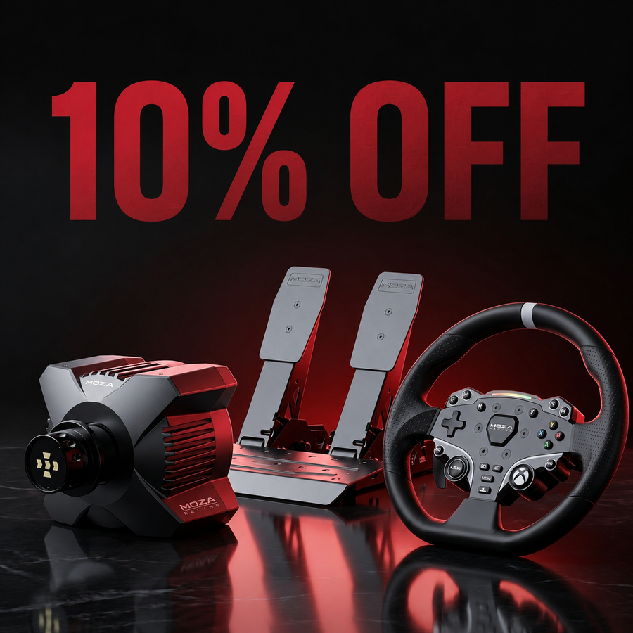 MOZA
Buy 3 get 10% OFF